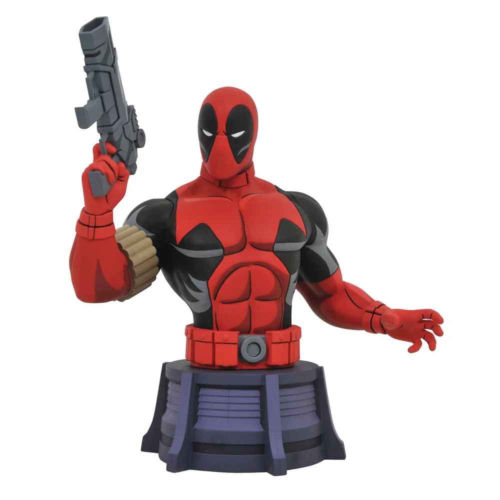 Diamond Select Marvel Animated Deadpool Bust Image 1