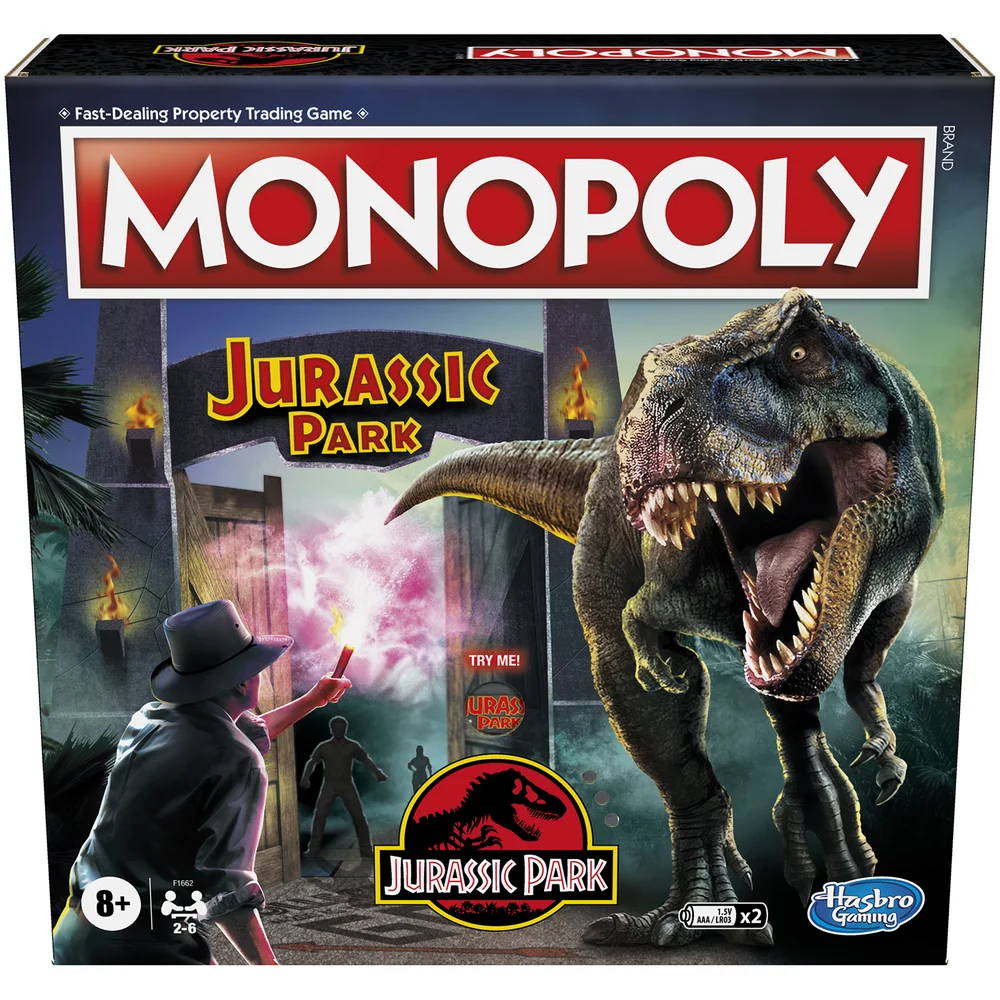 Monopoly Board Game - Jurassic Park Edition Image 1