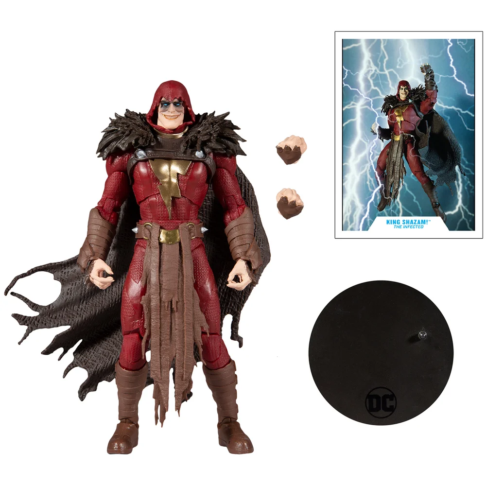 McFarlane DC Multiverse 7 Inch Action Figure - King Shazam (The Infected!) Image 1