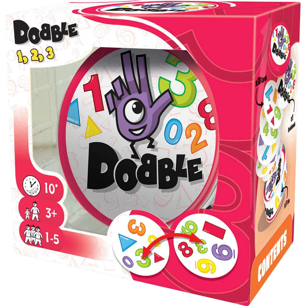 Dobble Card Game - 123 Edition Image 1