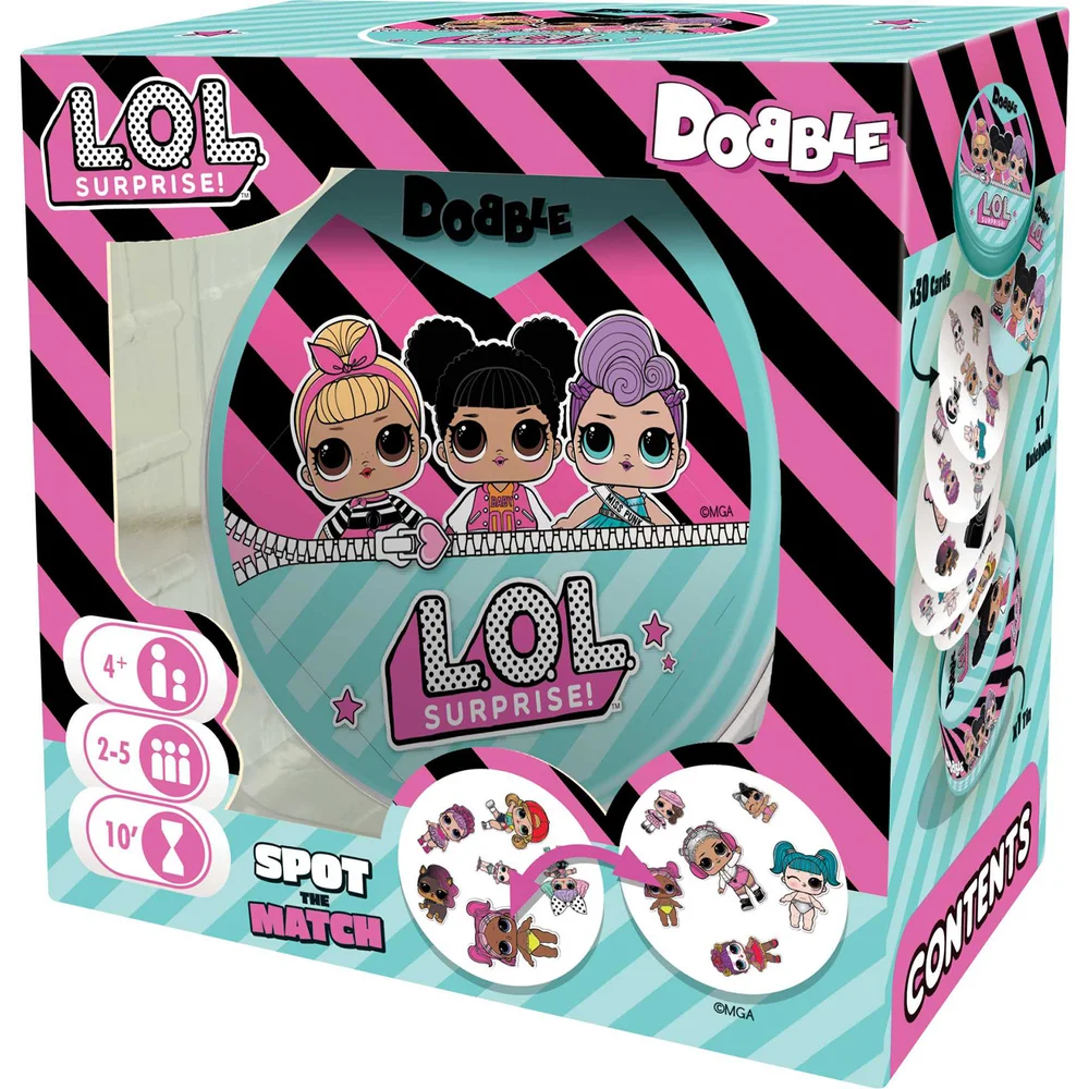 Dobble Card Game - LOL Surprise Sleeved Edition Image 1