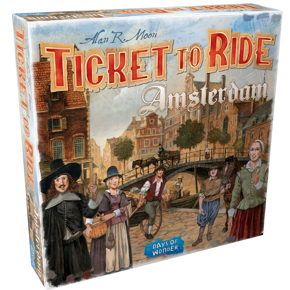 Ticket To Ride Board Game - Amsterdam Edition Image 1