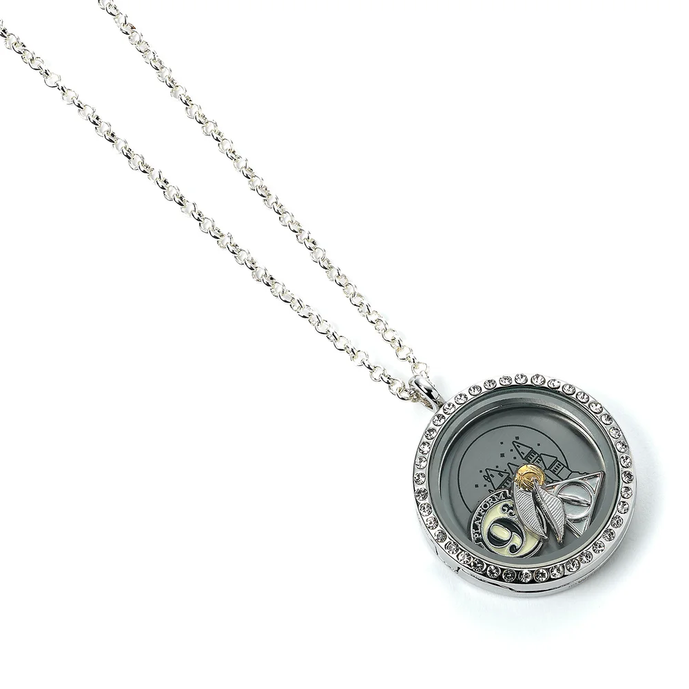 Harry Potter Floating Charm Locket Necklace Image 1