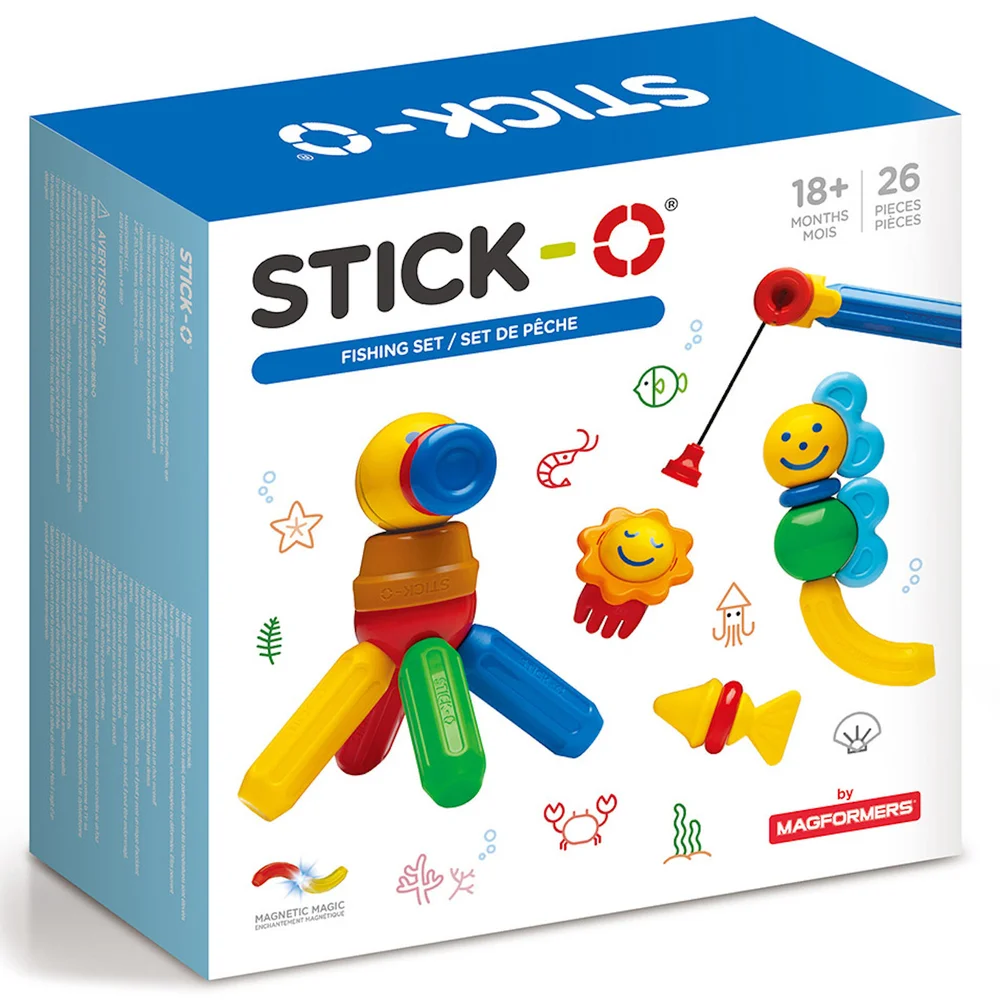 Stick-O - Fishing Magnetic Playset (26pc) Image 1