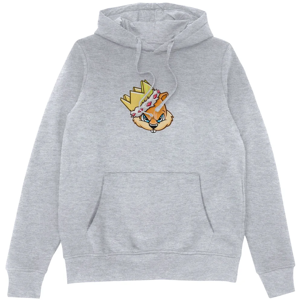 Conker Face Unisex Hoodie - Grey - S - Grey Image 1