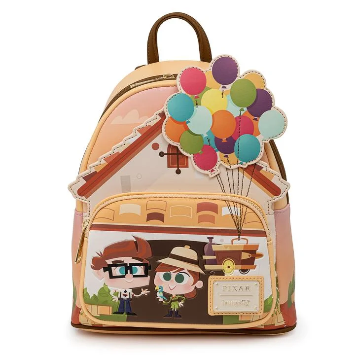 Loungefly Pixar Up Working Buddies Mini Backpack Image 1