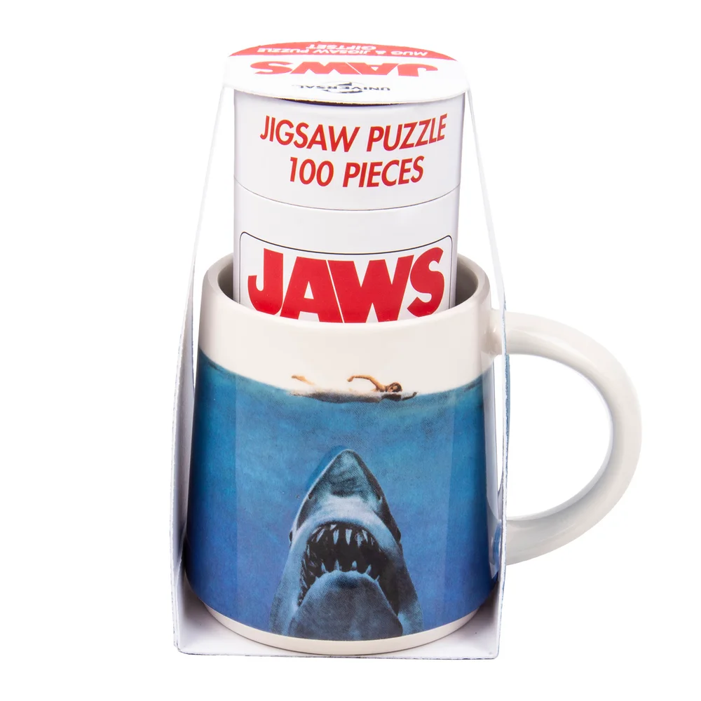 Jaws Mug & Jigsaw Puzzle Gift Set Image 1