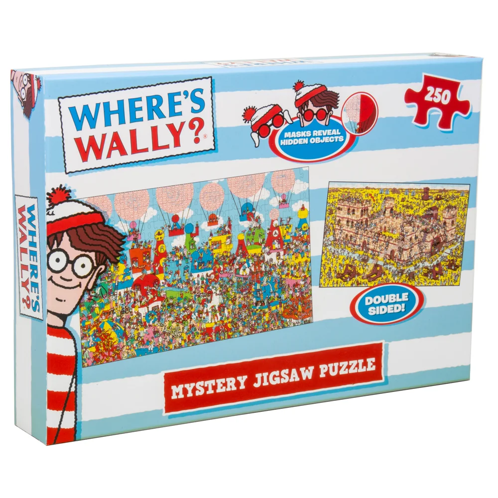 Where's Wally Double Sided Mystery Jigsaw Puzzle 250pcs Image 1
