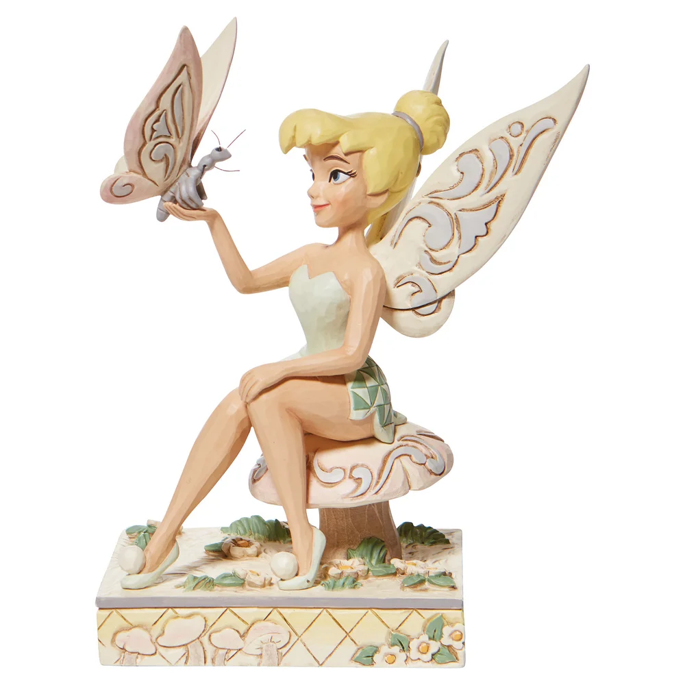 Disney Traditions White Woodland Tinkerbell Fig Image 1