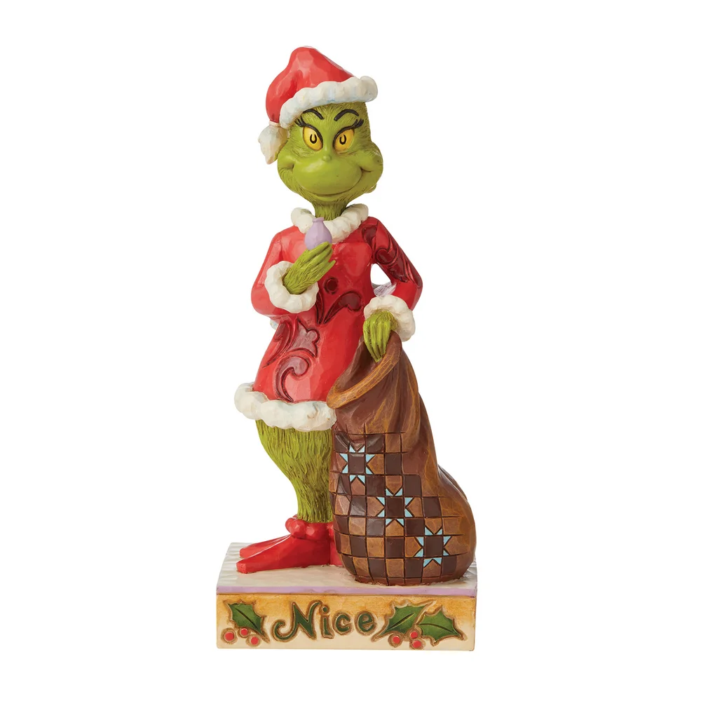 The Grinch By Jim Shore Naughty Nice Grinch Figurine Image 1