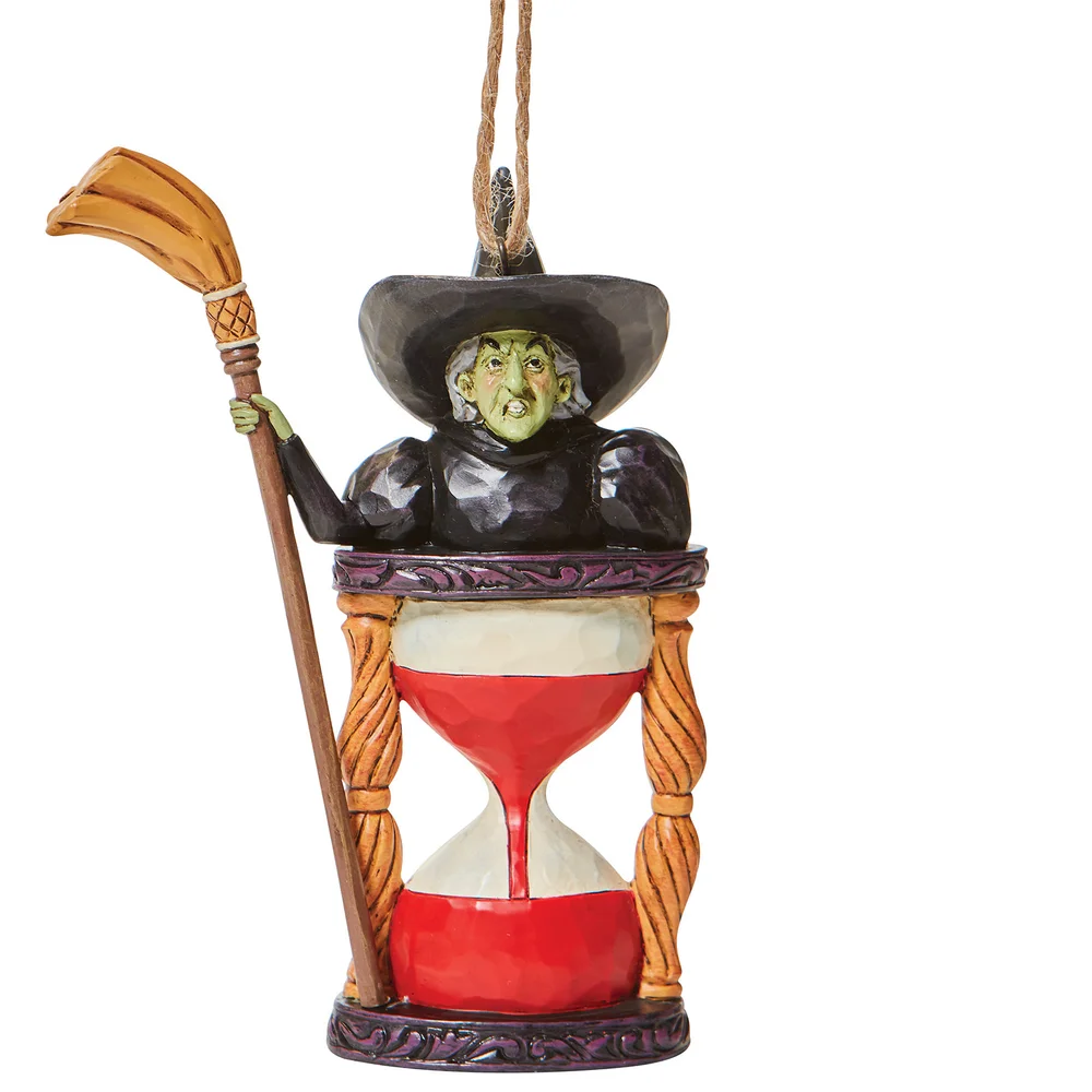 Wizard Of Oz By Jim Shore Wicked Witch Hourglass Hanging Ornament Image 1