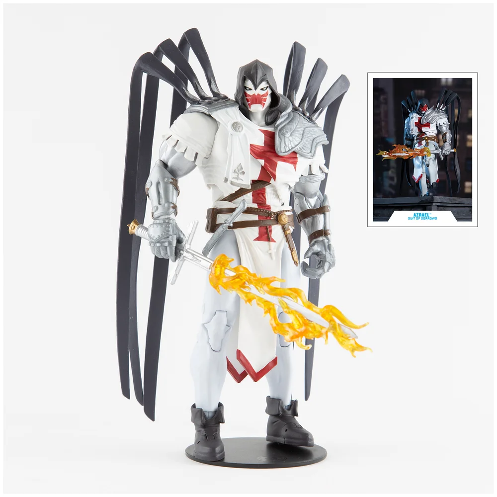 McFarlane DC Multiverse 7" Figure - Azrael (Suit of Sorrows) (Gold Label) Image 1