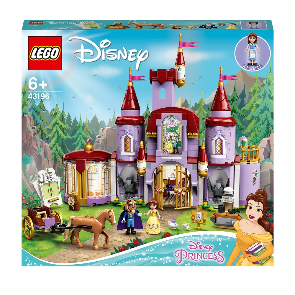 LEGO Disney Belle and the Beast’s Castle Building Toy (43196) Image 1