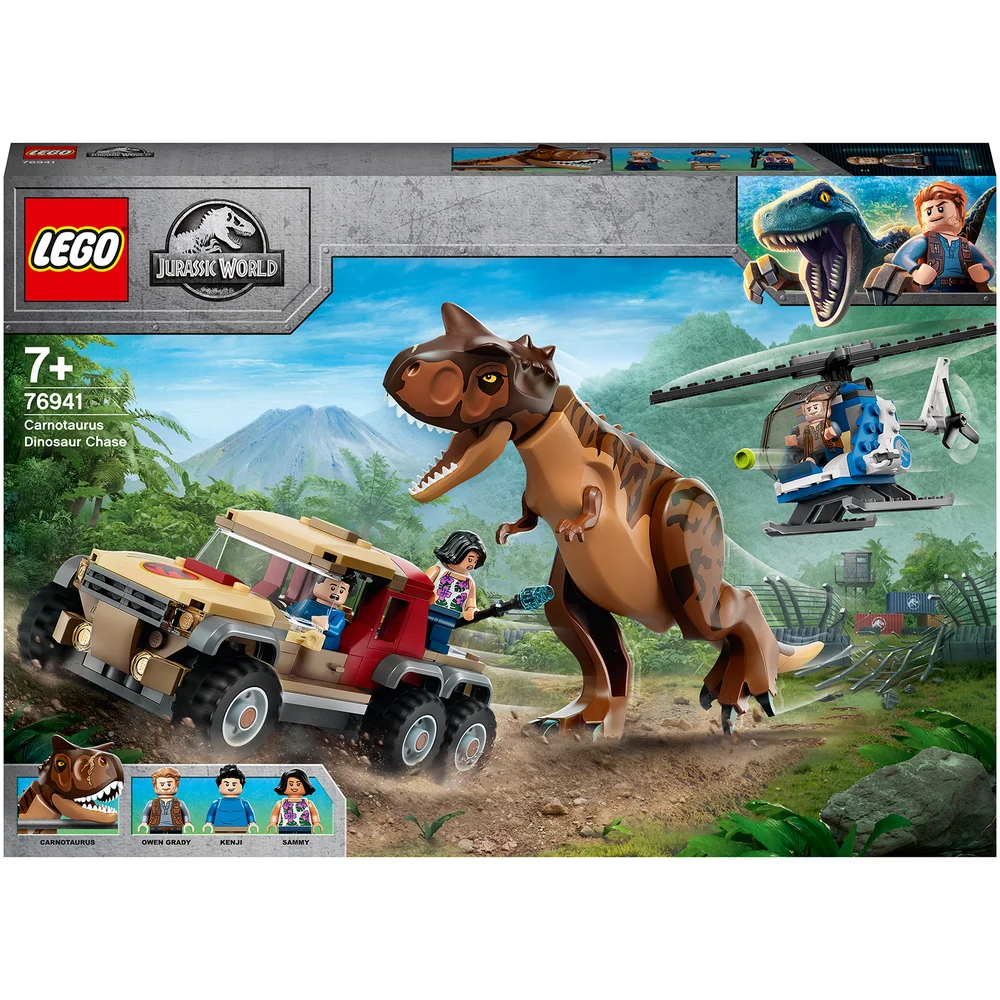 LEGO Jurassic World: Carnotaurus Dinosaur Chase Toy (76941) Image 1