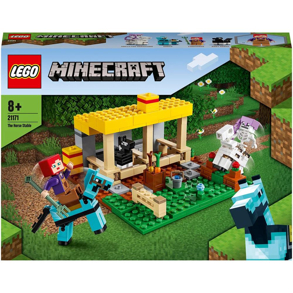 LEGO Minecraft: The Horse Stable Farm Toy with Figures (21171) Image 1