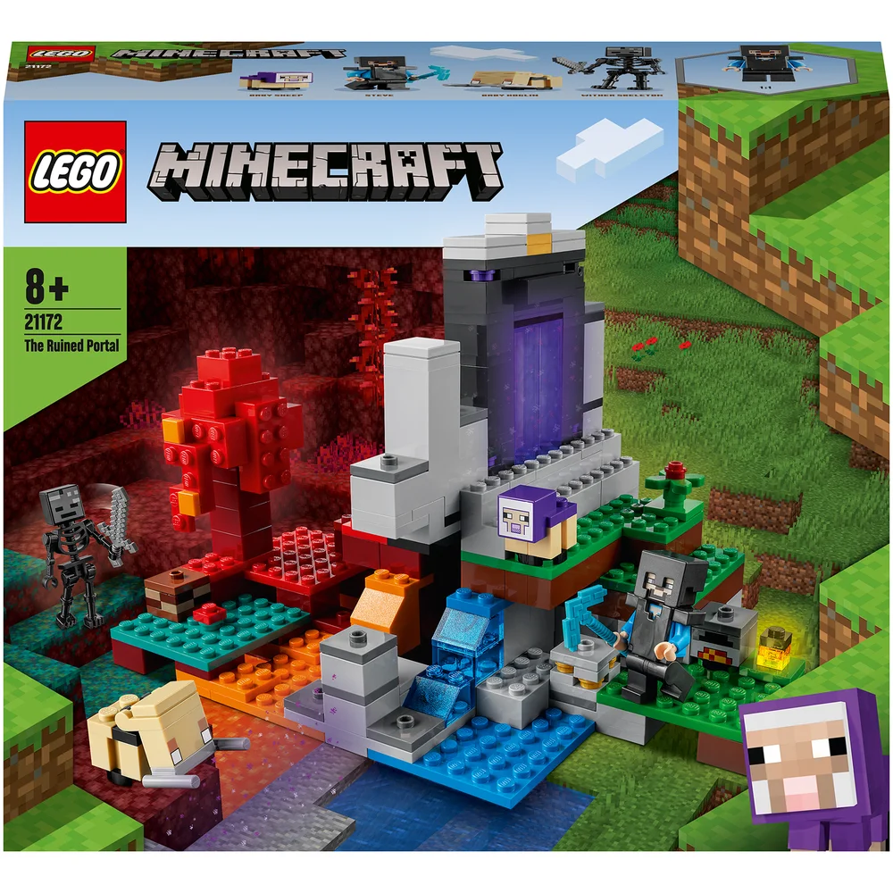 LEGO Minecraft: The Ruined Portal Building Set for Kids (21172) Image 1