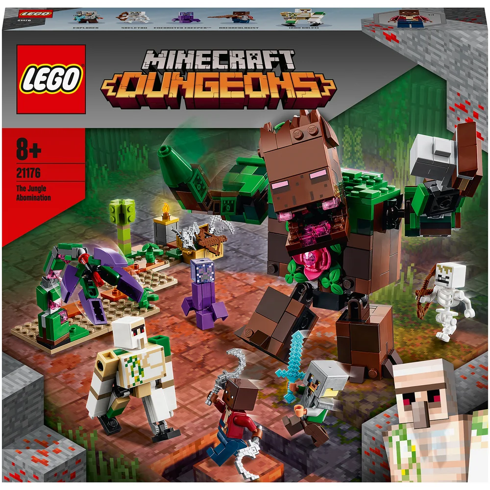 LEGO Minecraft: The Jungle Abomination Dungeons Toy Set (21176) Image 1