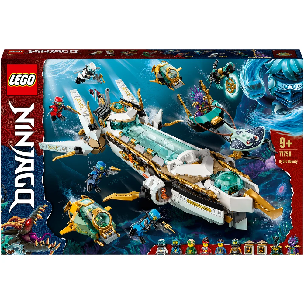 LEGO NINJAGO: Hydro Bounty Submarine Toy Building Set (71756) Image 1