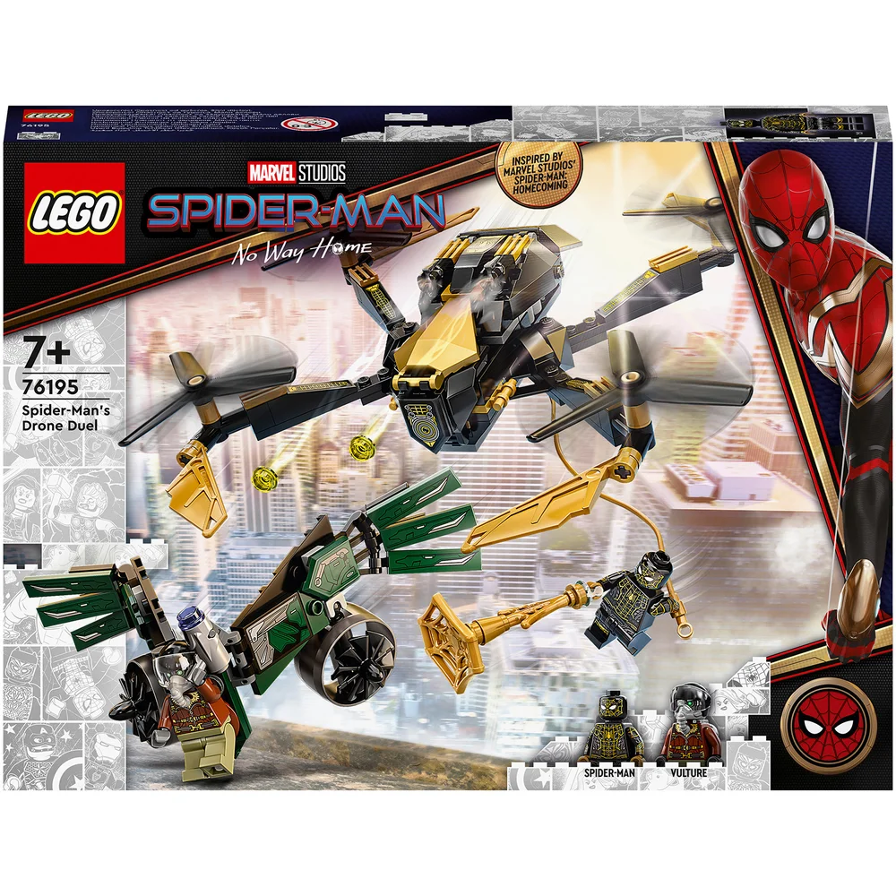 LEGO Marvel Spider-Man’s Drone Duel Building Toy (76195) Image 1