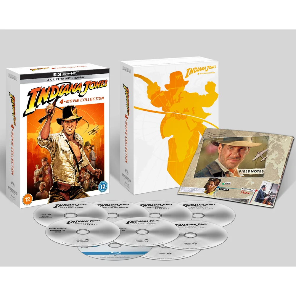 Indiana Jones: 4-Movie Collection 4K Ultra HD + Blu-ray Image 1