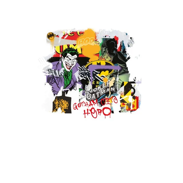 DC Batman Collage Men's T-Shirt - White