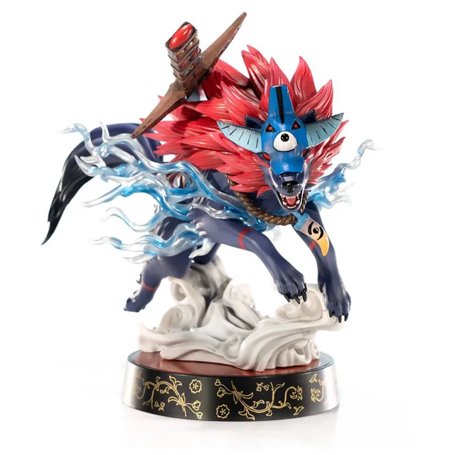 First 4 Figures Okami Oki Wolf Form PVC Statue (22cm)