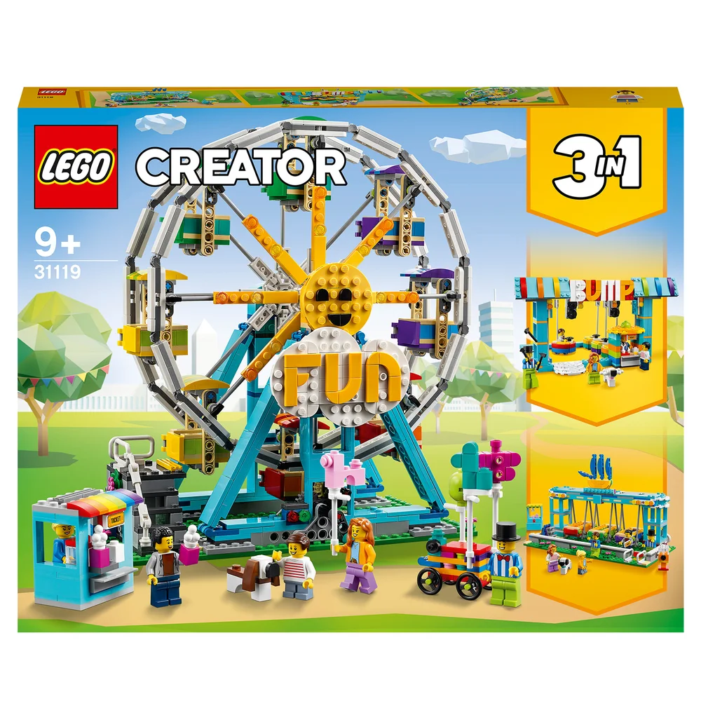 LEGO Creator: 3 in 1 Ferris Wheel Fairground Building Set (31119) Image 1