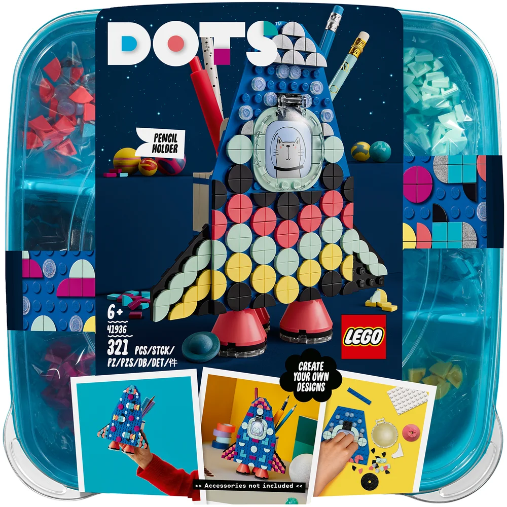 LEGO DOTS: Pencil Holder Room Décor Kids Craft Set (41936) Image 1