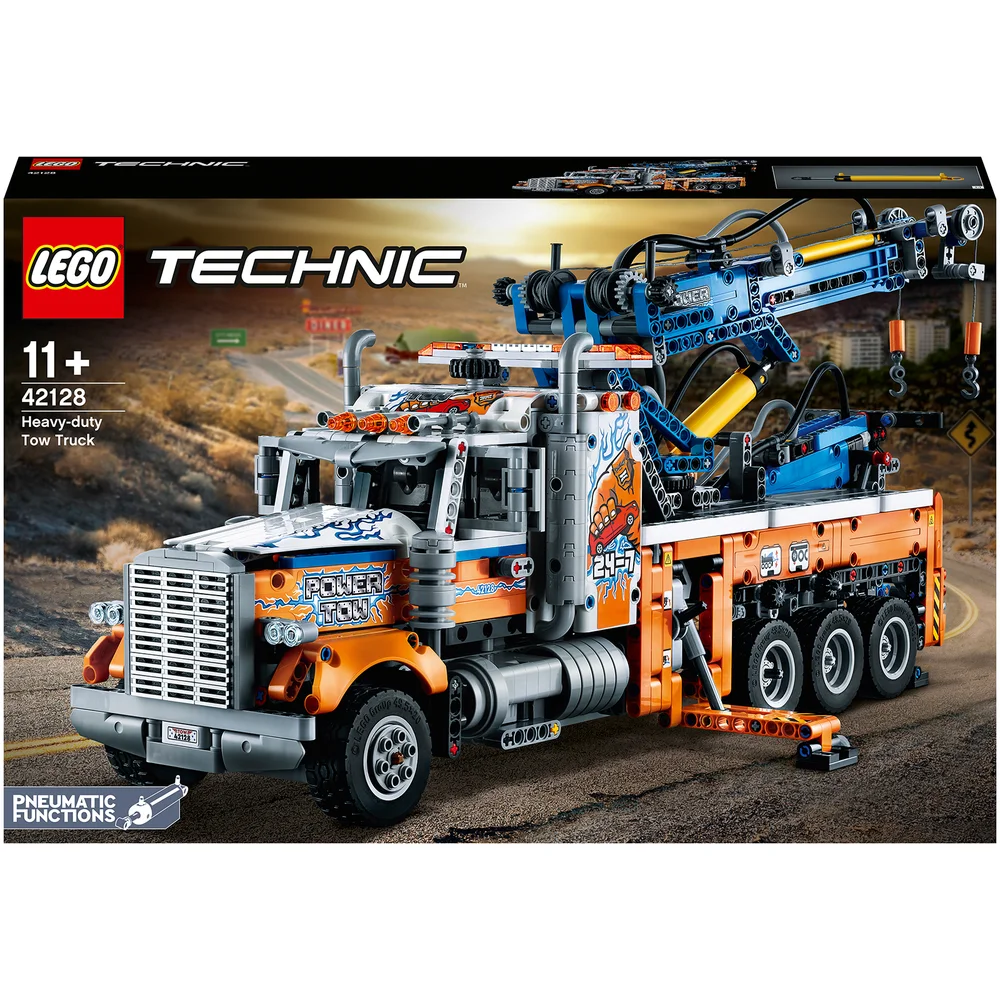 LEGO Technic: Heavy-Duty Tow Truck Model Building Set (42128) Image 1