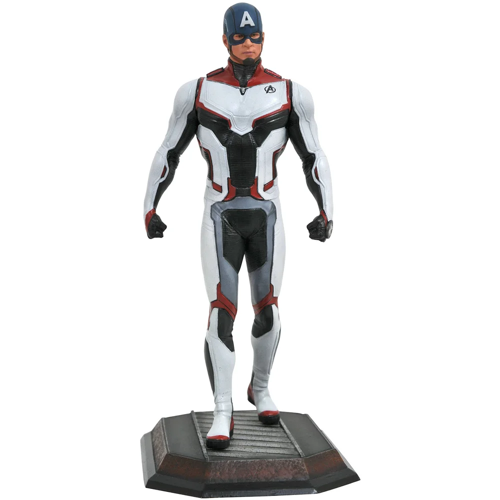 Diamond Select Marvel Gallery Avengers: Endgame PVC Figure - Team Suit Captain America Image 1