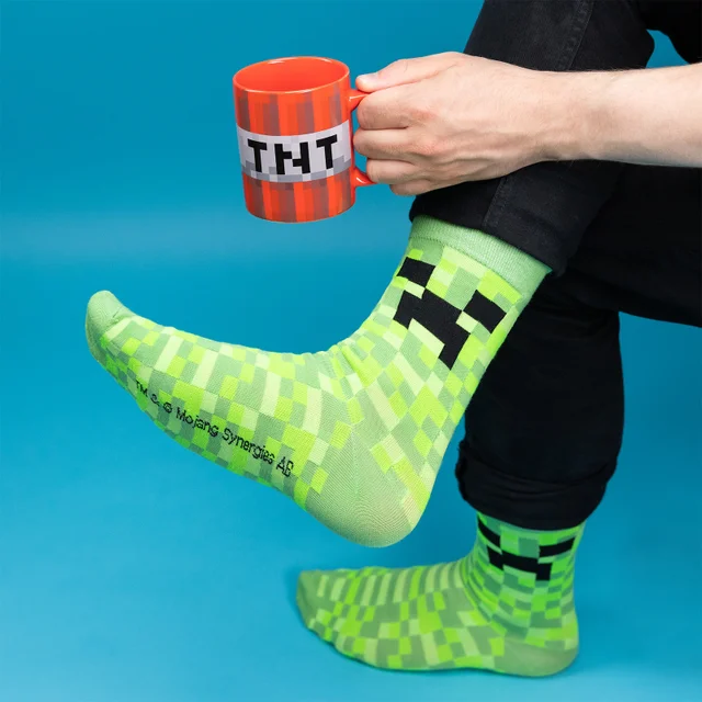 Minecraft Ceramic Mug and Socks Set
