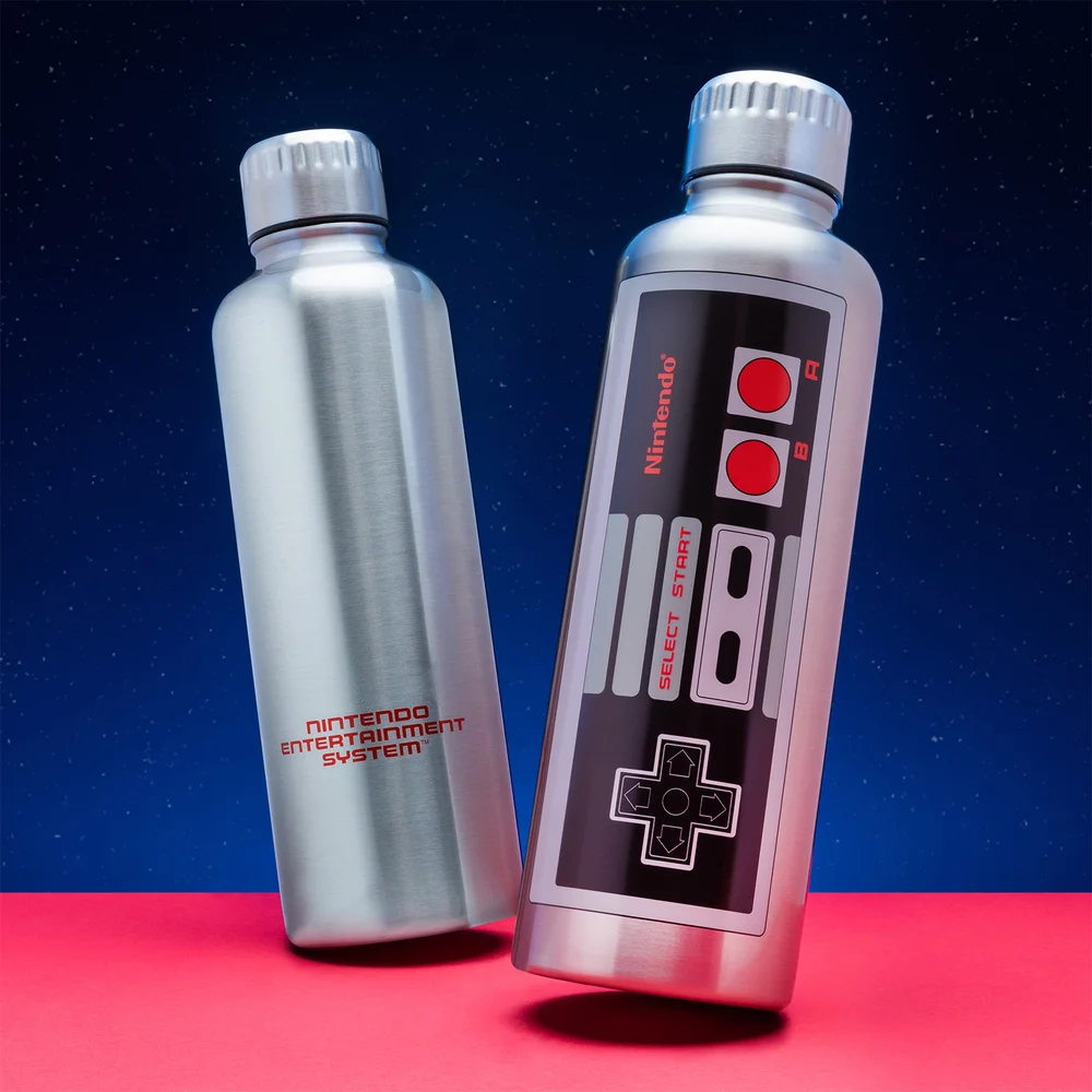NES Metal Water Bottle Image 1