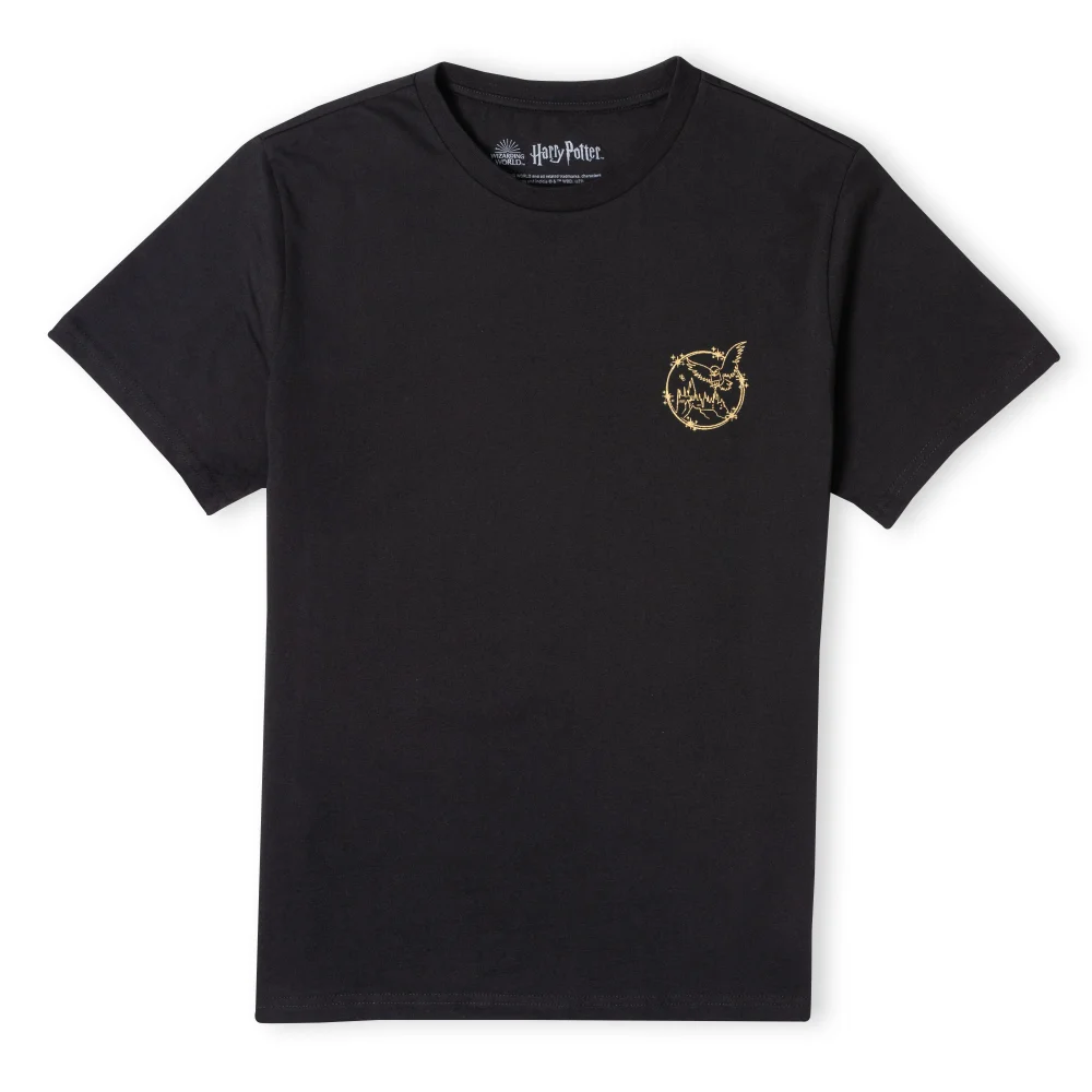 Harry Potter Metallic Pocket Print Men's T-Shirt - Black - S Image 1