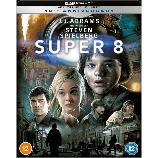 Super 8 10th Anniversary - Zavvi Exclusive 4K Ultra Steelbook (Includes Blu-ray)