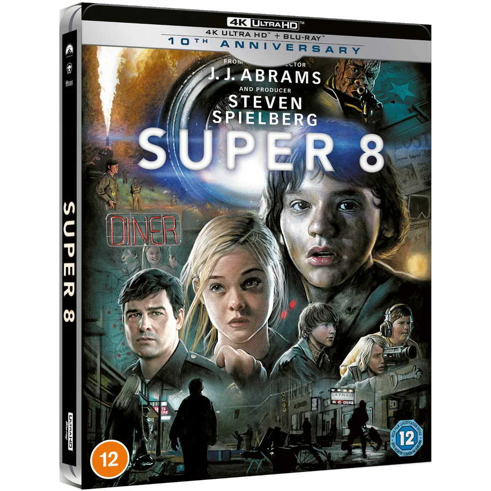 Super 8 10th Anniversary - Zavvi Exclusive 4K Ultra Steelbook (Includes Blu-ray) Image 1
