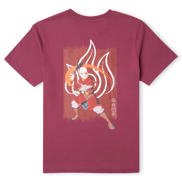 Avatar Fire Nation Unisex T-Shirt - Burgundy