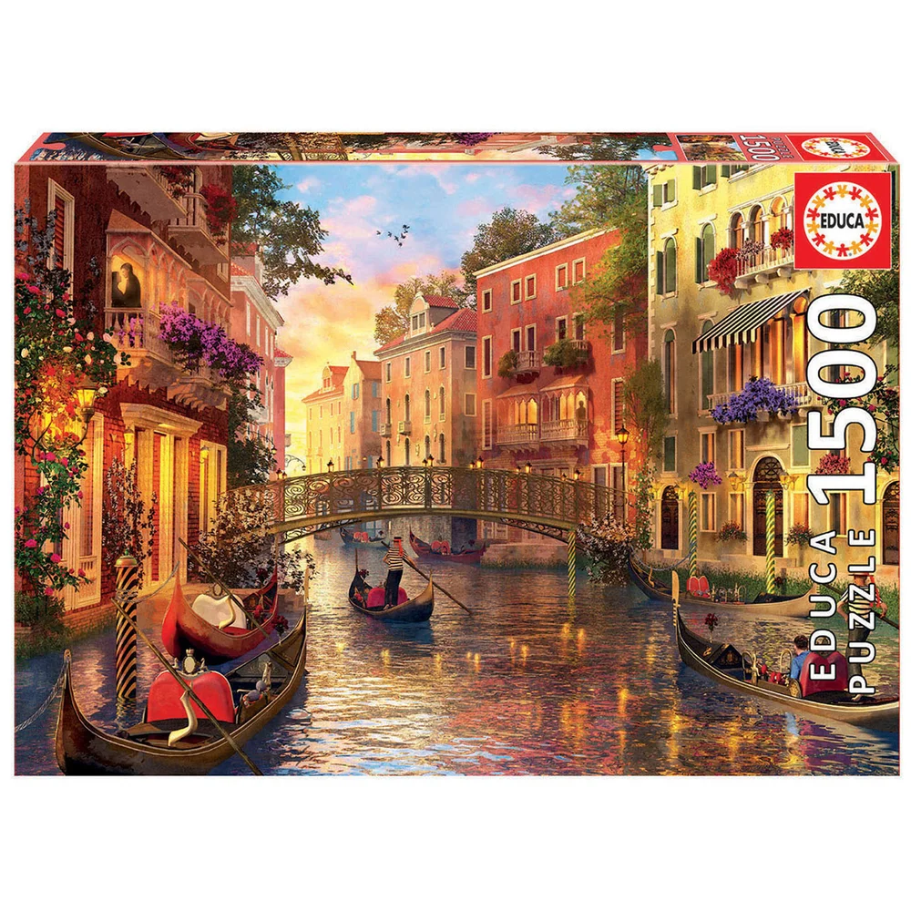 Sunset In Venice Jigsaw Puzzle (1500 Pieces) Image 1