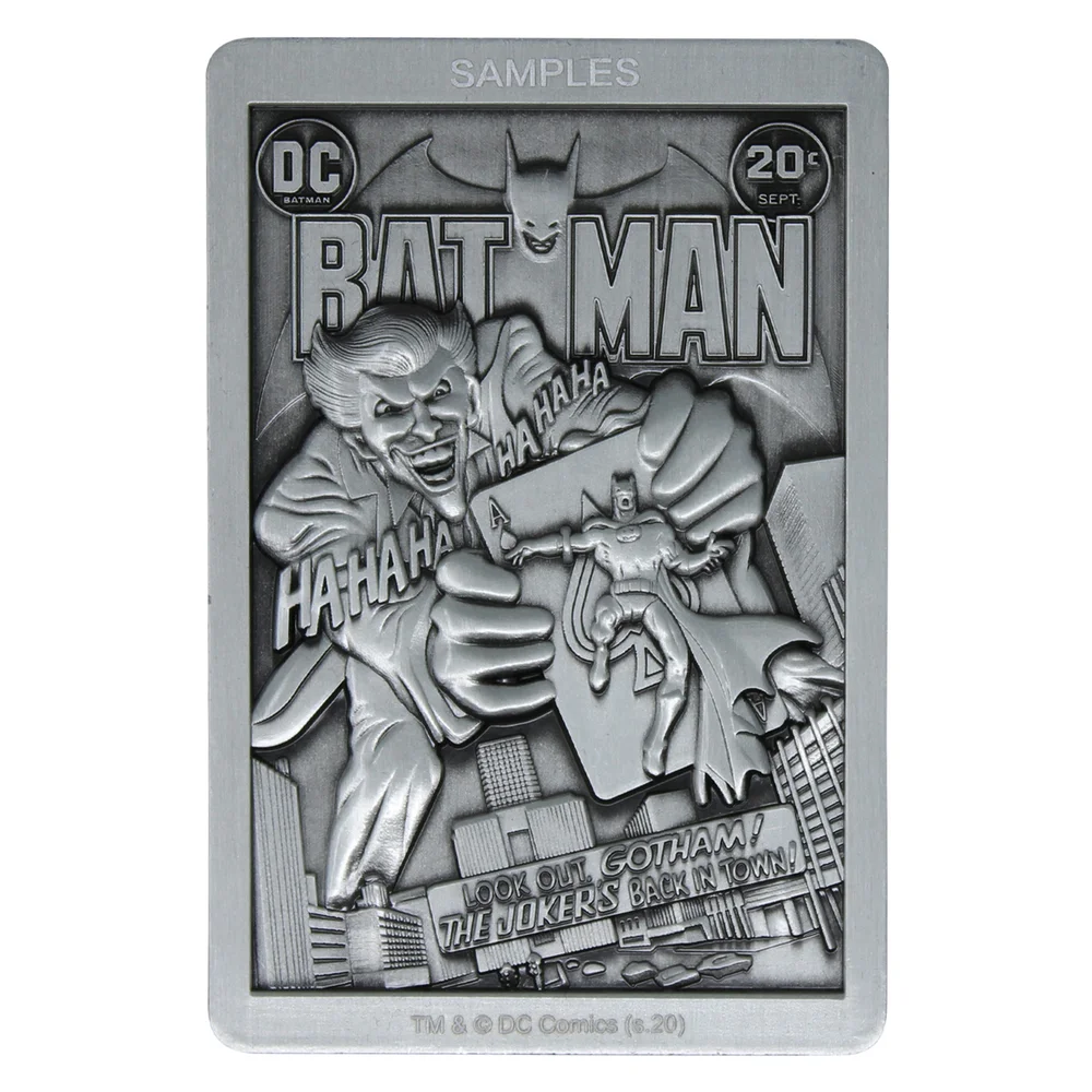 DUST! DC Comics Limited Edition Joker Ingot Image 1
