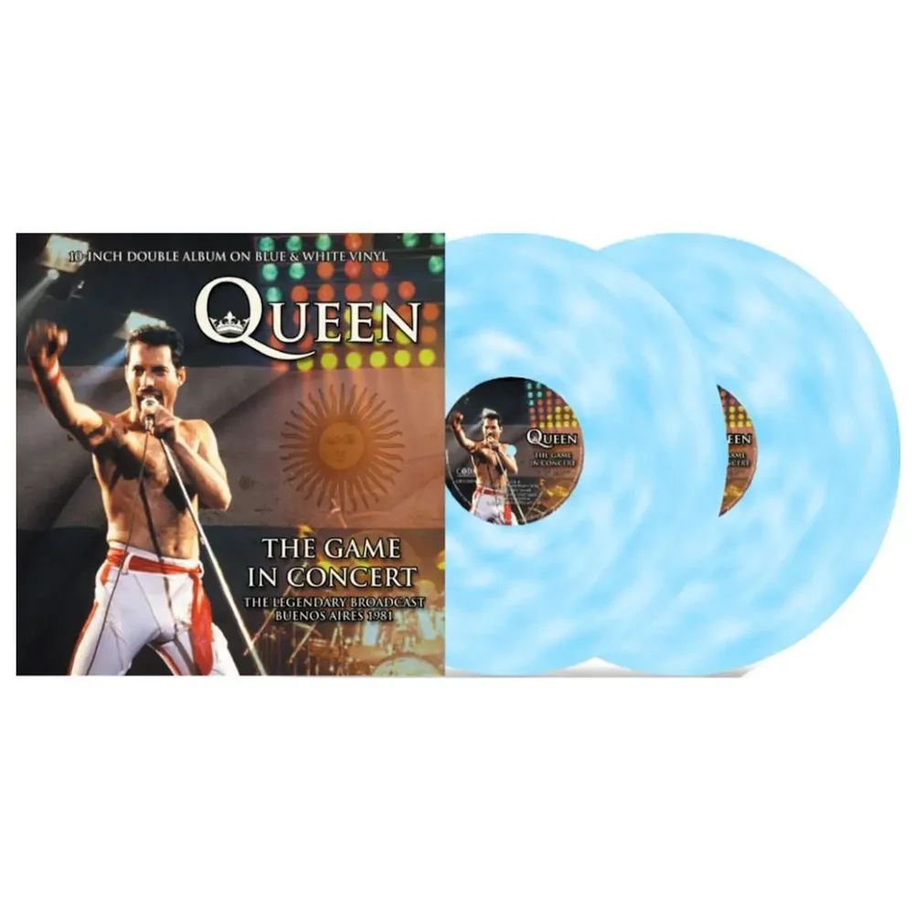 Queen - The Game In Concert (Blue & White Vinyl) 2x10" Image 1