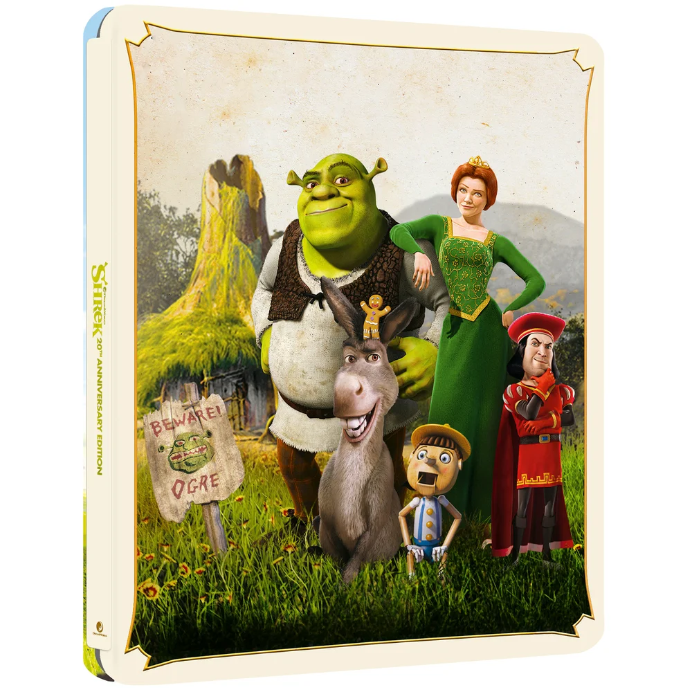 Shrek - Zavvi Exclusive 20th Anniversary 4K Ultra HD Steelbook (Includes Blu-ray) Image 1