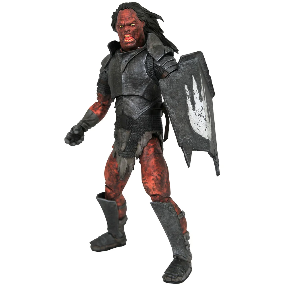 Diamond Select Lord Of The Rings Deluxe Action Figure - Uruk-Hai Orc Image 1