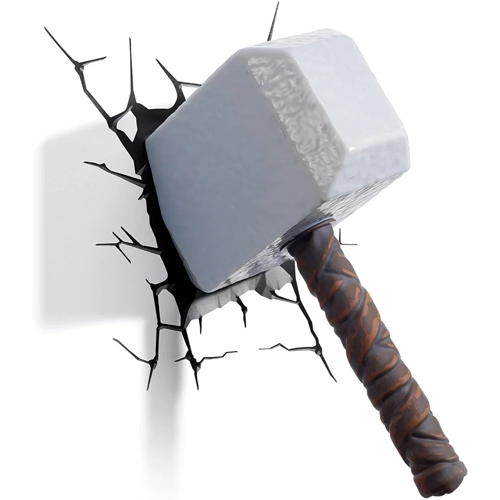 3D Marvel Thor Hammer Light Image 1