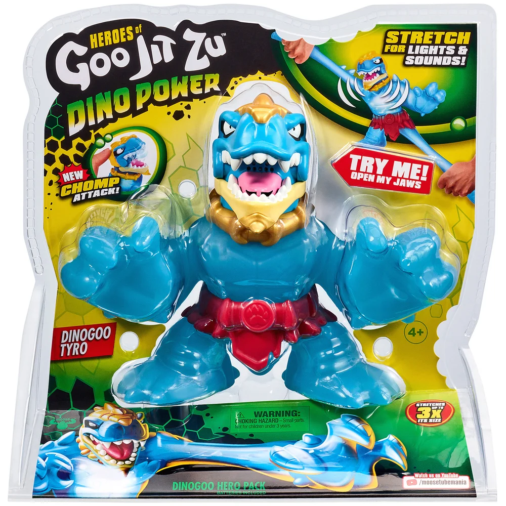 Heroes of Goo Jit Zu - Supagoo Dinogoo - Tyro the T-Rex Image 1
