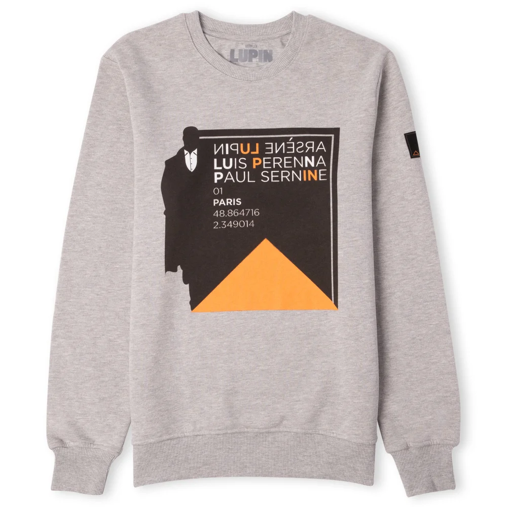 Lupin Silhouette Unisex Sweatshirt - Grey - S Image 1
