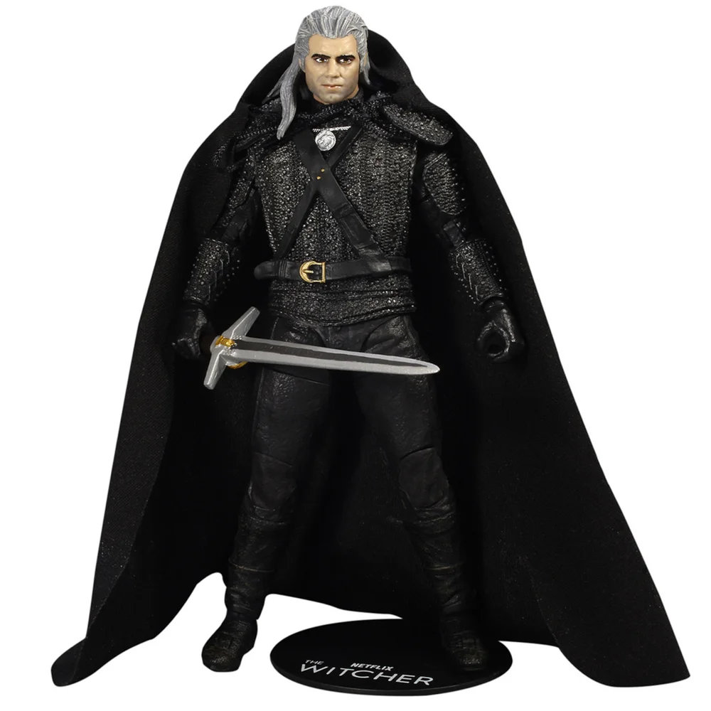 McFarlane Netflix's The Witcher 7" Action Figure - Geralt of Rivia (With Cloth Cape) Image 1