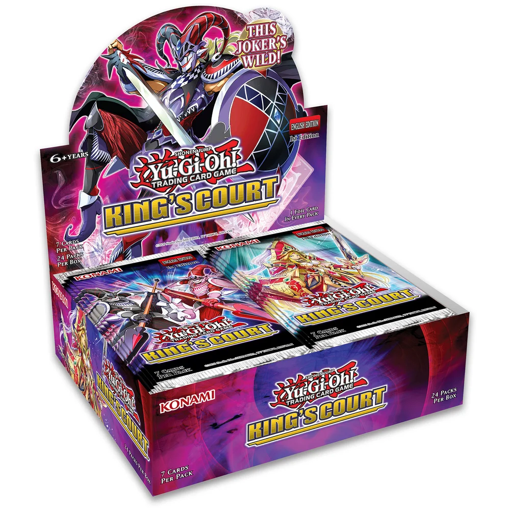 Yu-Gi-Oh! TCG: King's Court Booster Full Booster Display (24 Boosters) Image 1
