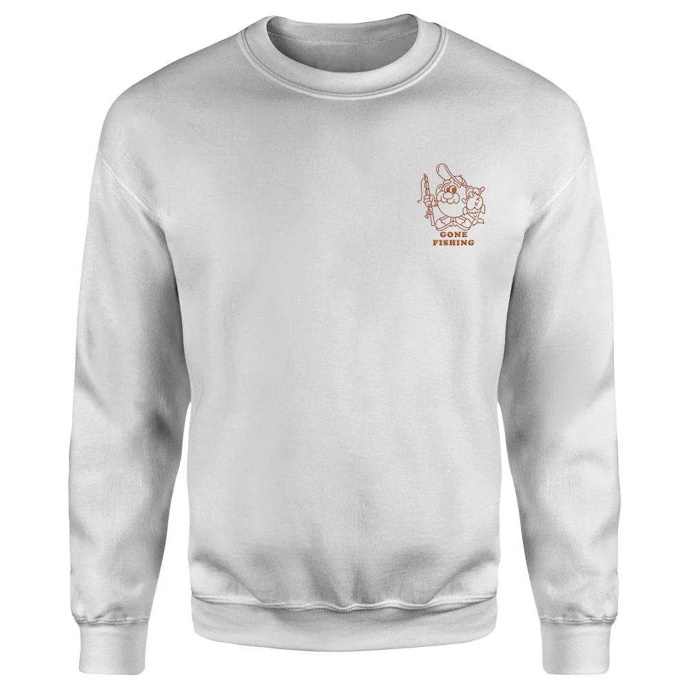 Mr. Potato Head Gone Fishing Unisex Sweatshirt - White - S Image 1