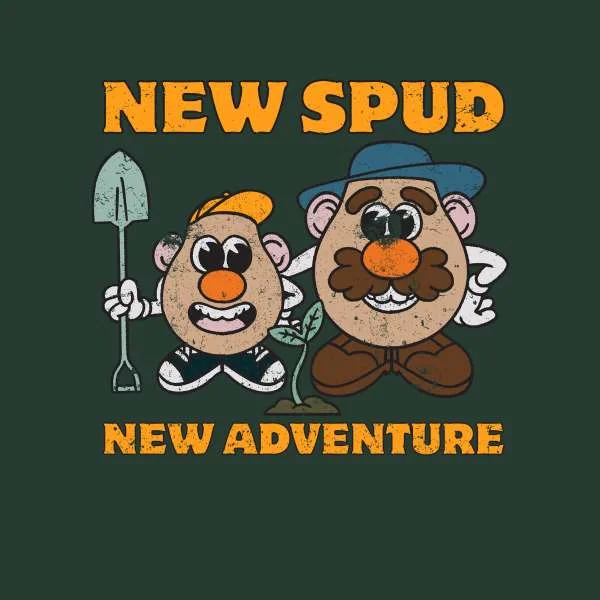 Mr. Potato Head New Spud, New Adventure Men's T-Shirt - Green