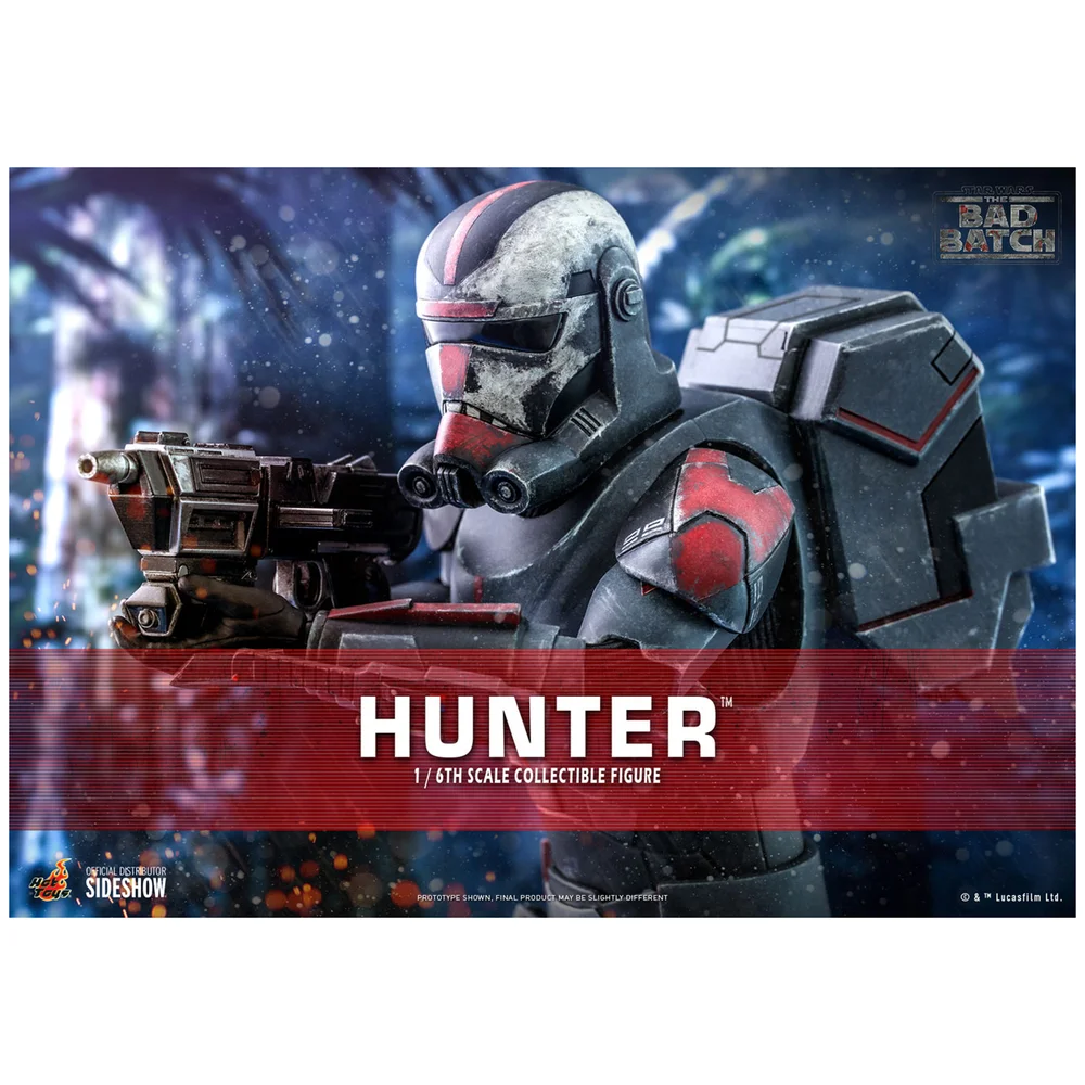 Hot Toys Star Wars: The Bad Batch Hunter 1/6 Scale Action Figure Image 1