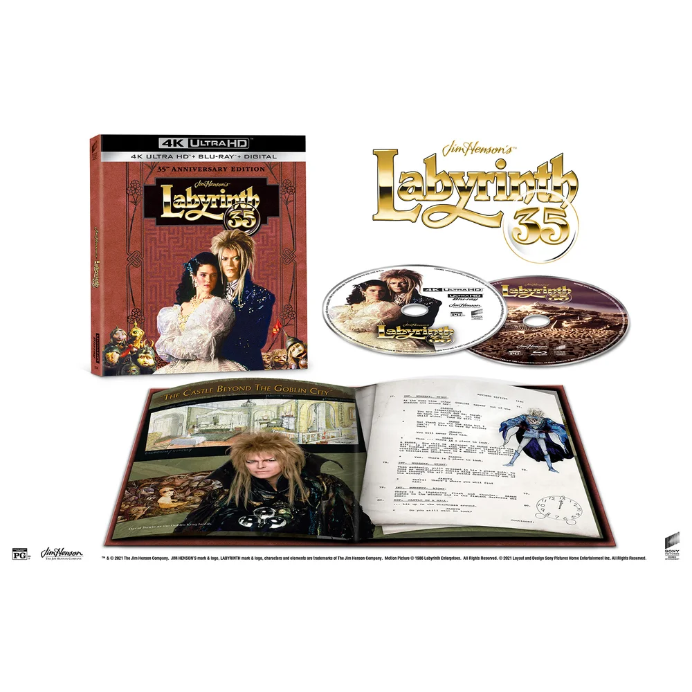 Labyrinth - Zavvi Exclusive 35th Anniversary 4K Ultra HD (Includes Blu-ray) Image 1